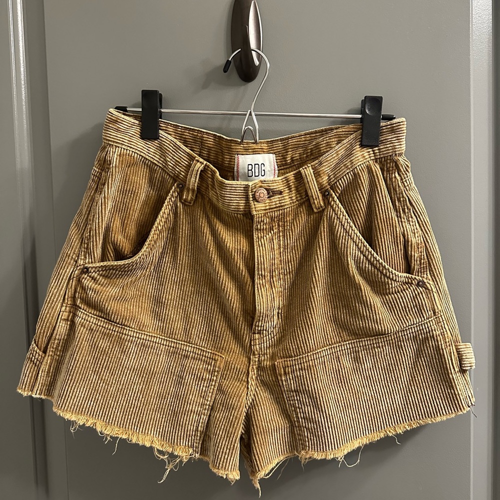 BDG Women's Tan Corduroy Shorts